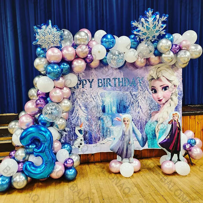 92-teiligen Disney-Themen-Partyset Perfekt für Frozen-Fans